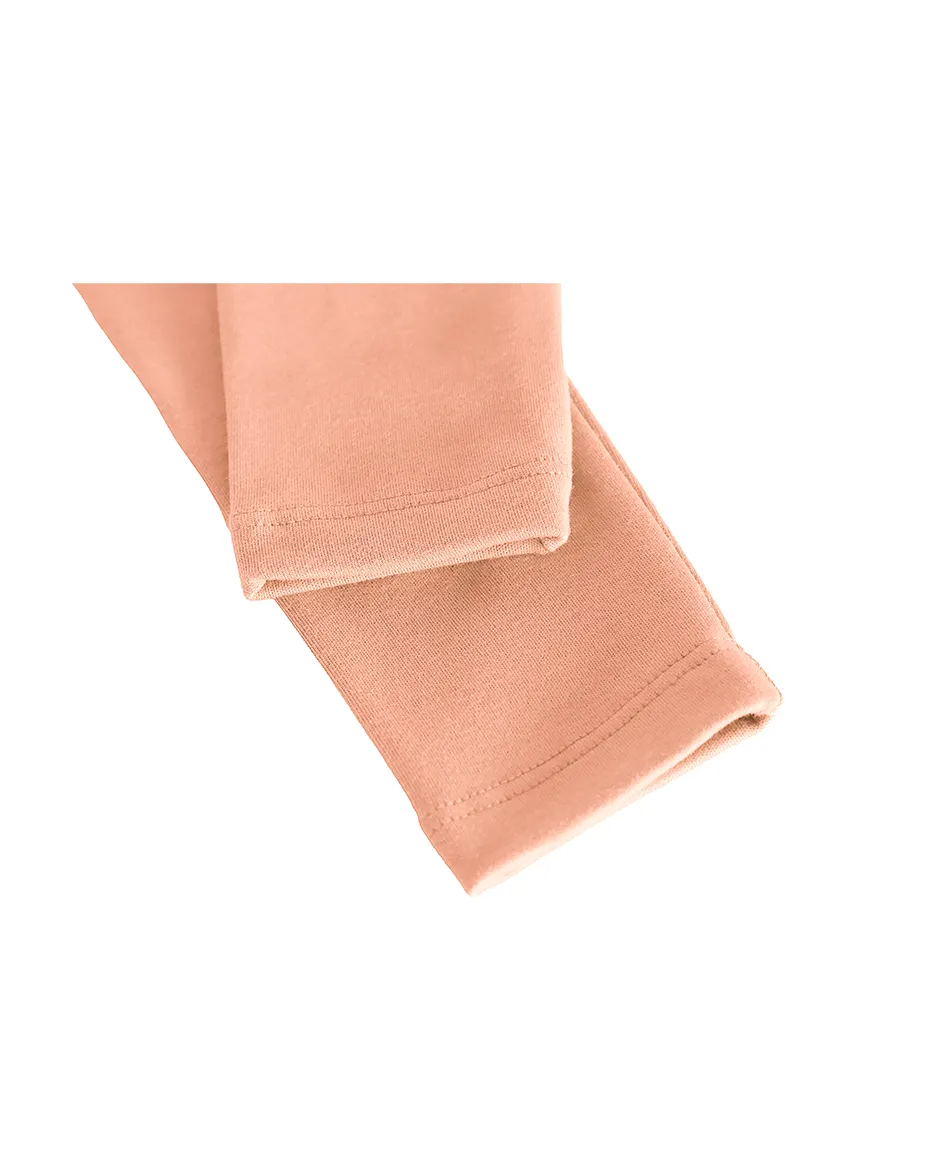 Big Girl Cotton Long Sleeve Solid Turtleneck T-Shirt