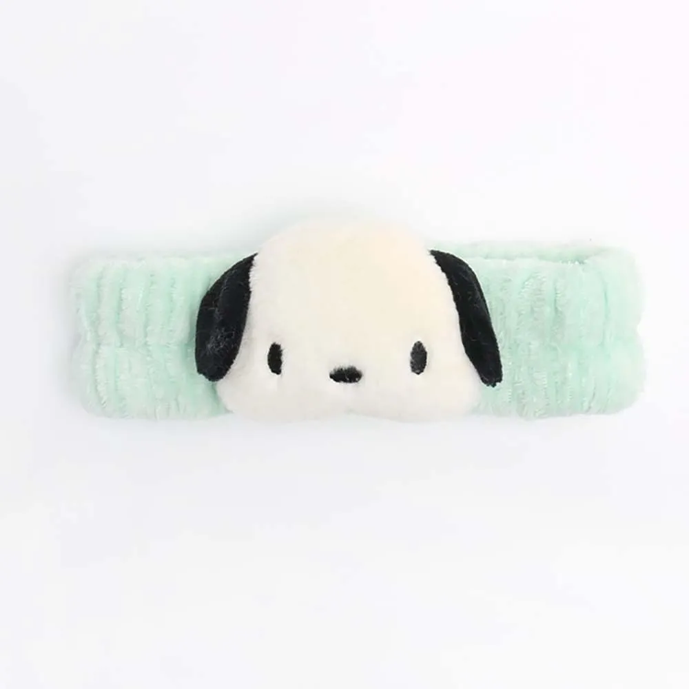 Bliqlriy Kawaii Spa Headband, Cute Headband for Women Facial Makeup, Washing, Party, Soft Microfiber Coral Skincare Shower Fluffy Towel Headbands Hair Band for Girls