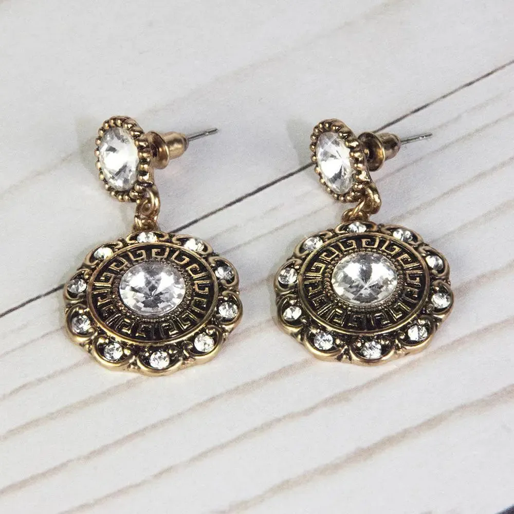 Bloom Earrings-Clear