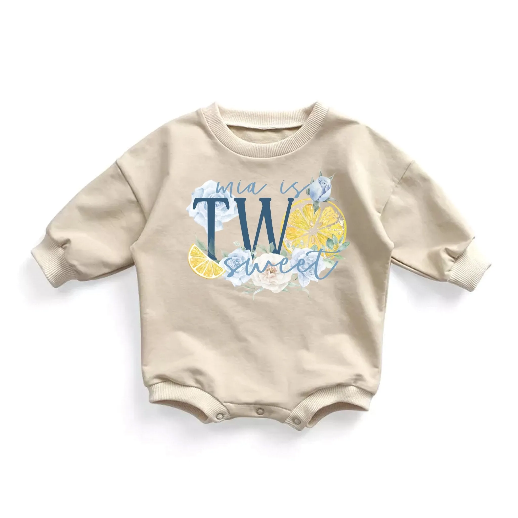 Blue Lemonade Two Sweet One Lemon Birthday Top