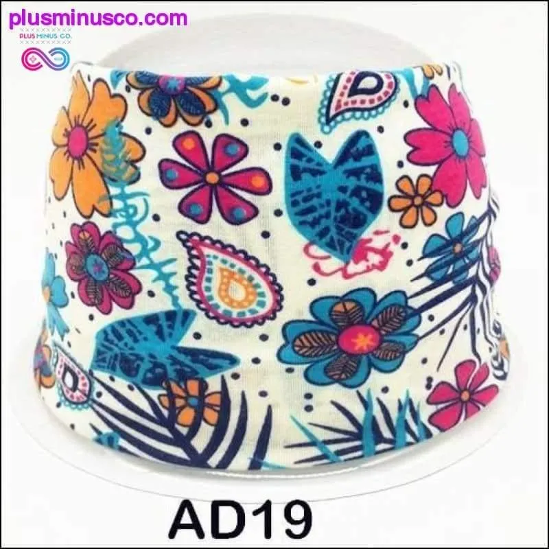 Boho Cotton Headband for Women Cashew Totem Wide Hair Bands