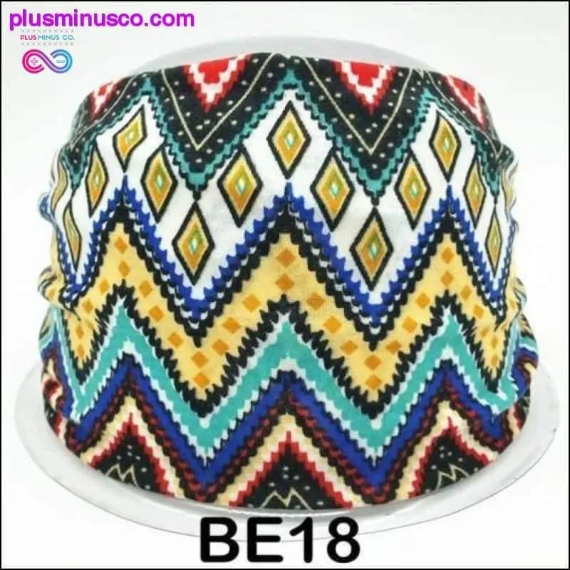 Boho Elastic Wide Turban for Women at PlusMinusCo.com
