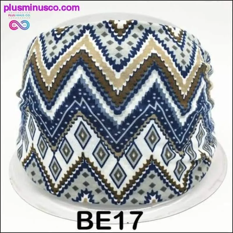 Boho Elastic Wide Turban for Women at PlusMinusCo.com