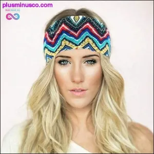 Boho Elastic Wide Turban for Women at PlusMinusCo.com