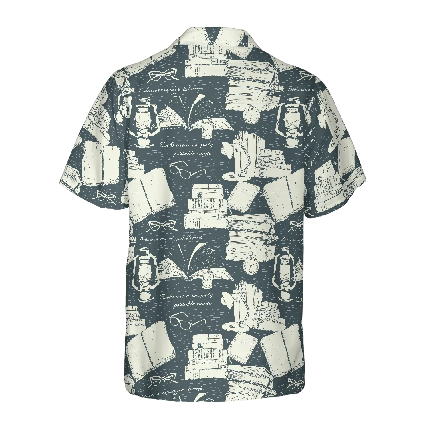 Book Pattern Hawaiian Shirt, Best Gift For Husband, Wife, Boyfriend, Girlfriend, Friend, Family