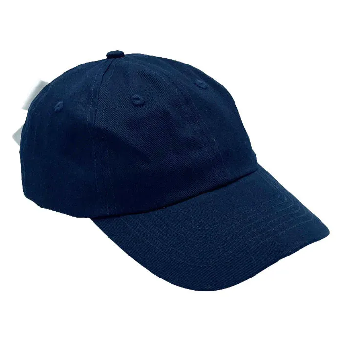 Bow Baseball Hat - Navy