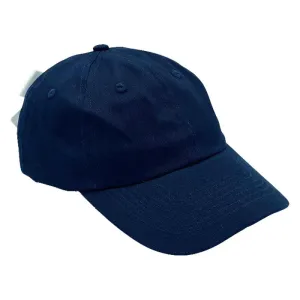 Bow Baseball Hat - Navy