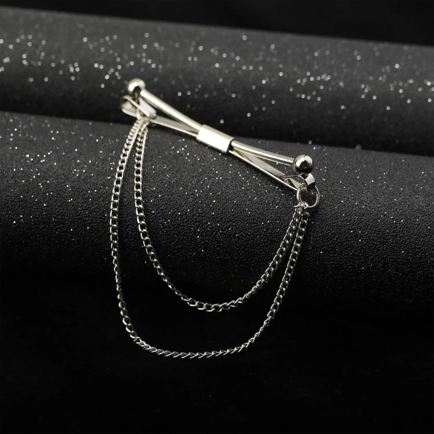 Brooches and Pins for Women Bee Chain Collar Pins for Sambas Safety Brooch Pins for Clothes Business Suit Collar Bar Pin Christmas Pins and Brooches Jewelry Gifts
