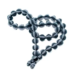 Bunzee Bands - NEW Ultimate Headband Hair Tie for Thick Heavy Natural Kinky & Curly Hair. Adjustable Sizing for the Perfect Ponytail, Hair Bun, High Puff and Updos - PATENT PENDING (Pack of 1, Black Striped)