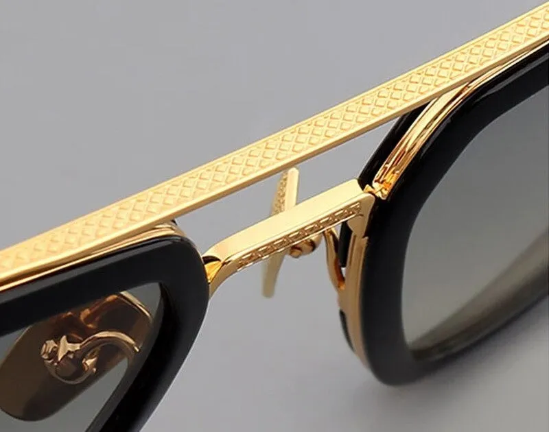 Buy Stylish Gradient Double Bridge Square Sunglasses-Sunglassesmart