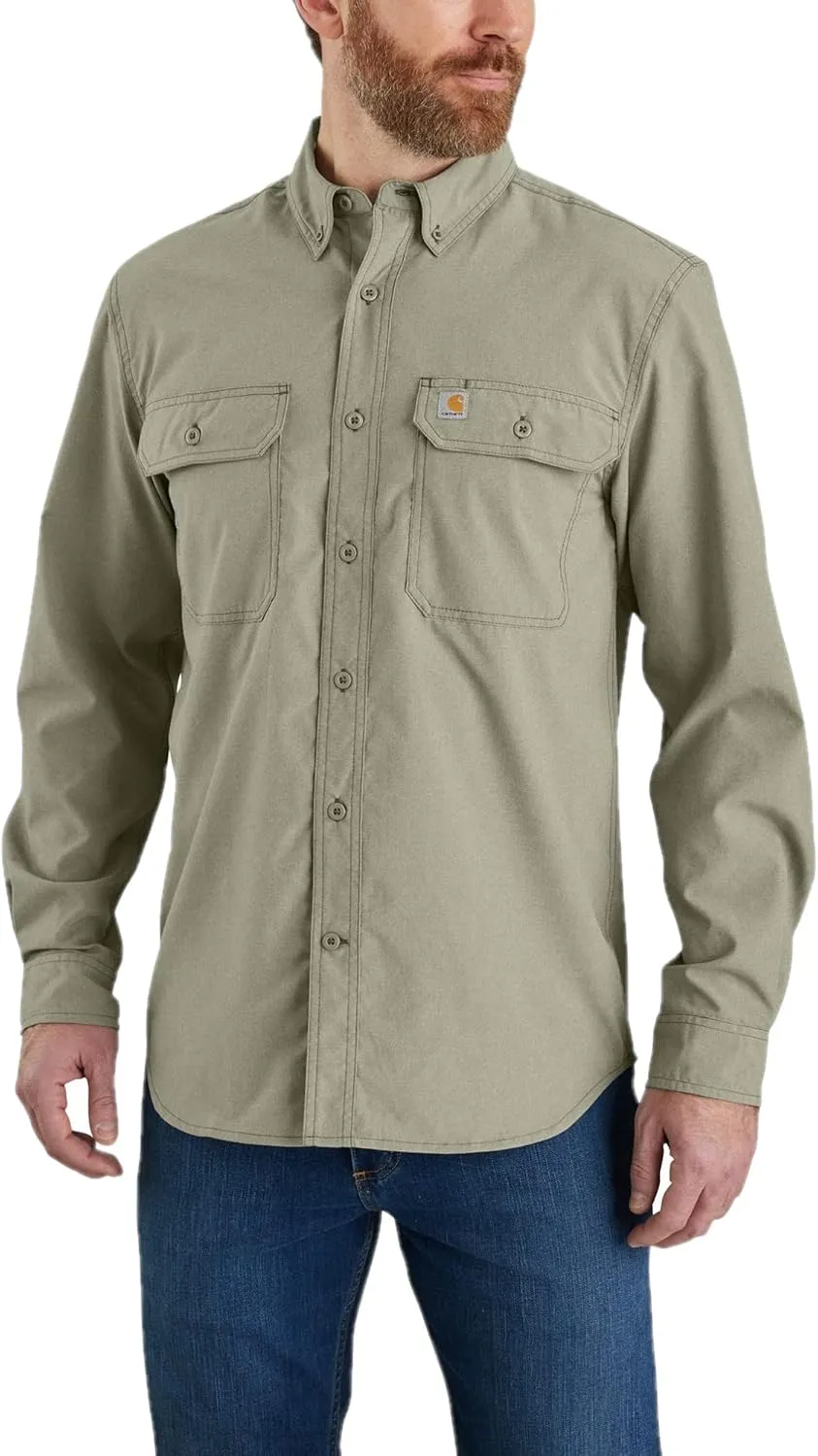 Carhartt Men's Force Relaxed Fit Lightweight Long Sleeve Shirt