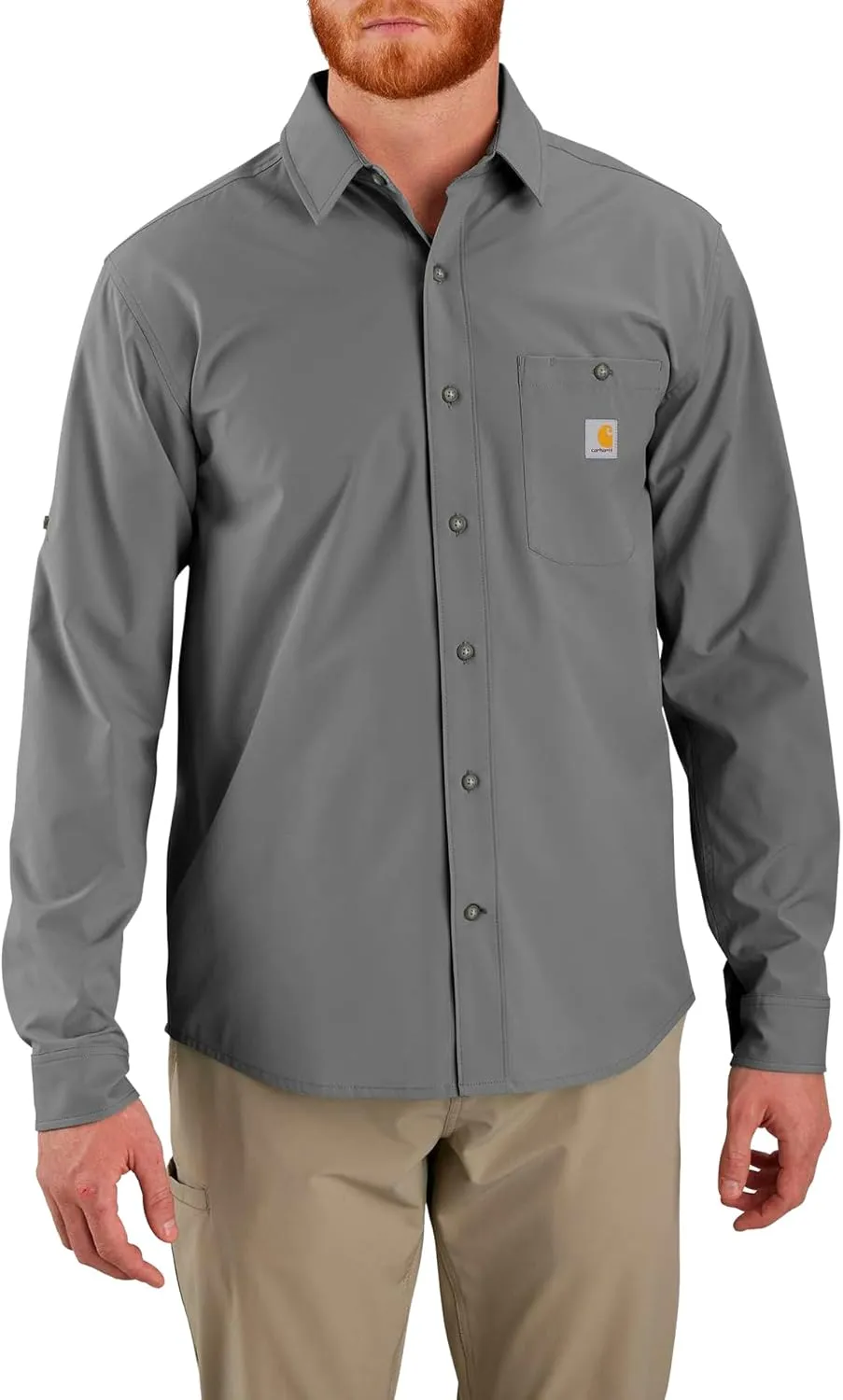 Carhartt Men's Force Sun Defender Relaxed Fit Lightweight Long-Sleeve Shirt