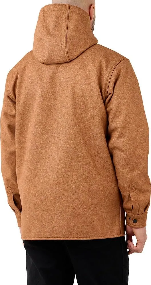 Carhartt Men's Rain Defender Relaxed Fit Heavyweight Hooded Shirt Jacket