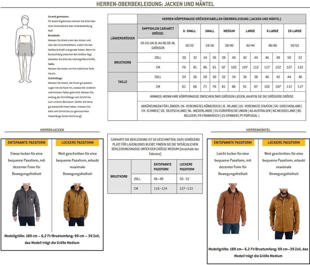 Carhartt Men's Rain Defender Relaxed Fit Heavyweight Hooded Shirt Jacket