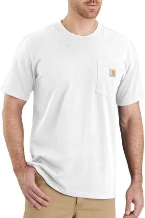 Carhartt Men's Relaxed Fit Heavyweight T-Shirt, White, X-Large