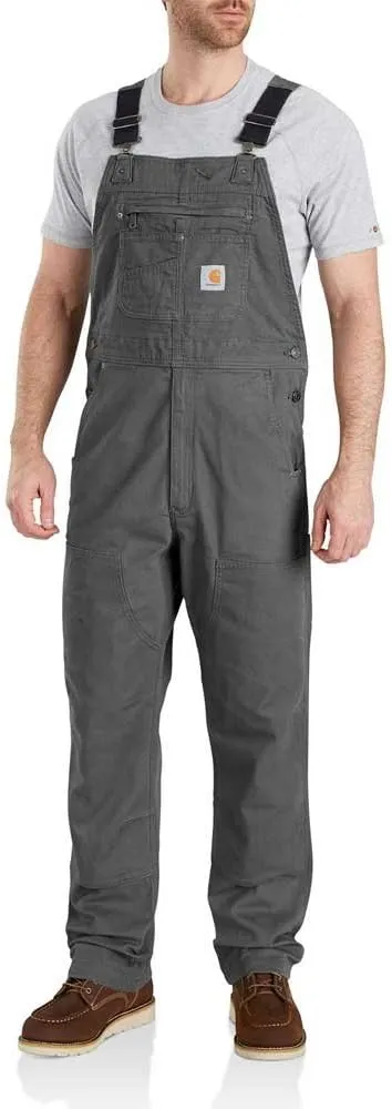 Carhartt Men's Rugged Flex Relaxed Fit Canvas Bib Overall