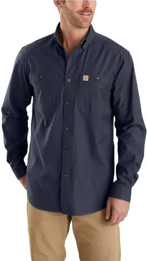 Carhartt Men's Rugged Flex Relaxed Fit Midweight Canvas Long-Sleeve Shirt