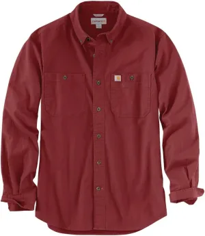 Carhartt Men's Rugged Flex Relaxed Fit Midweight Canvas Long-Sleeve Shirt