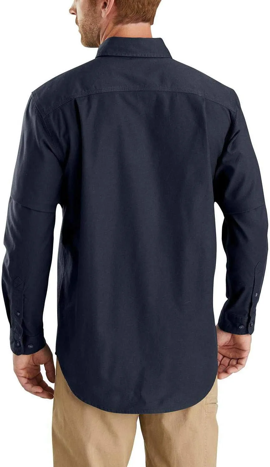 Carhartt Men's Rugged Flex Relaxed Fit Midweight Canvas Long-Sleeve Shirt
