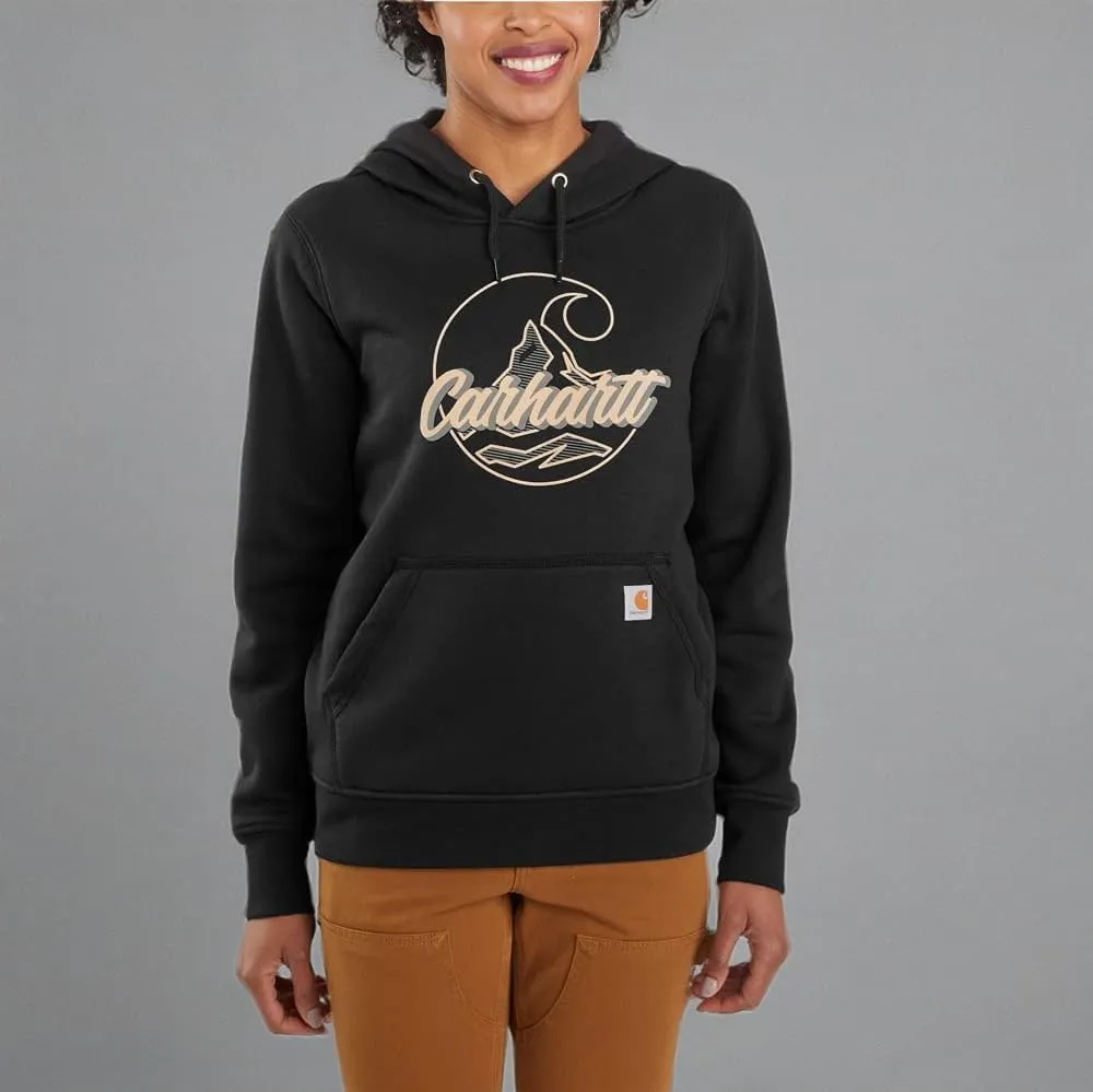 Carhartt Women's 105194 Women's Relaxed Fit Midweight Logo Graphic Sweatshirt