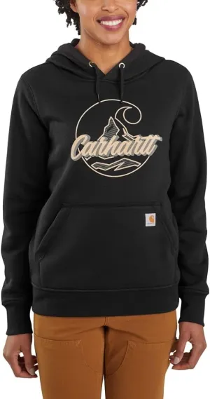 Carhartt Women's 105194 Women's Relaxed Fit Midweight Logo Graphic Sweatshirt