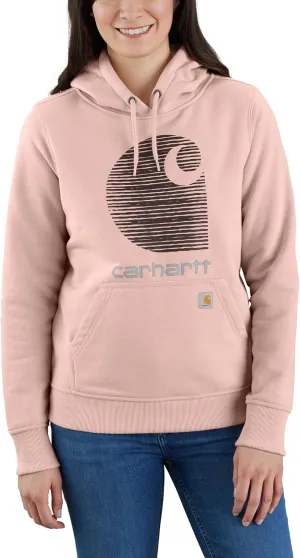 Carhartt Women's Rain Defender Relaxed Fit Midweight C Logo Graphic Sweatshirt
