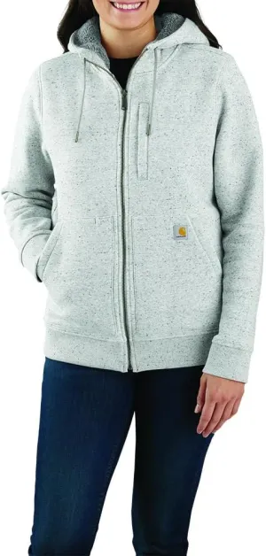 Carhartt Women's Relaxed Fit Midweight Sherpa-Lined Full-Zip Sweatshirt