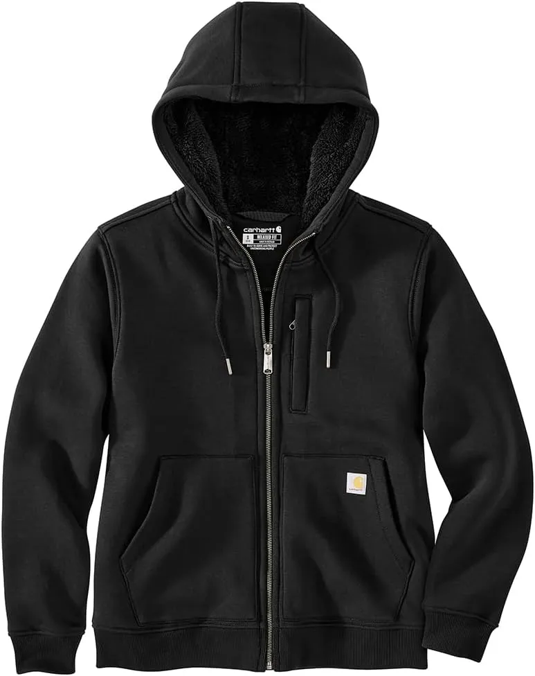 Carhartt Women's Relaxed Fit Midweight Sherpa-Lined Full-Zip Sweatshirt