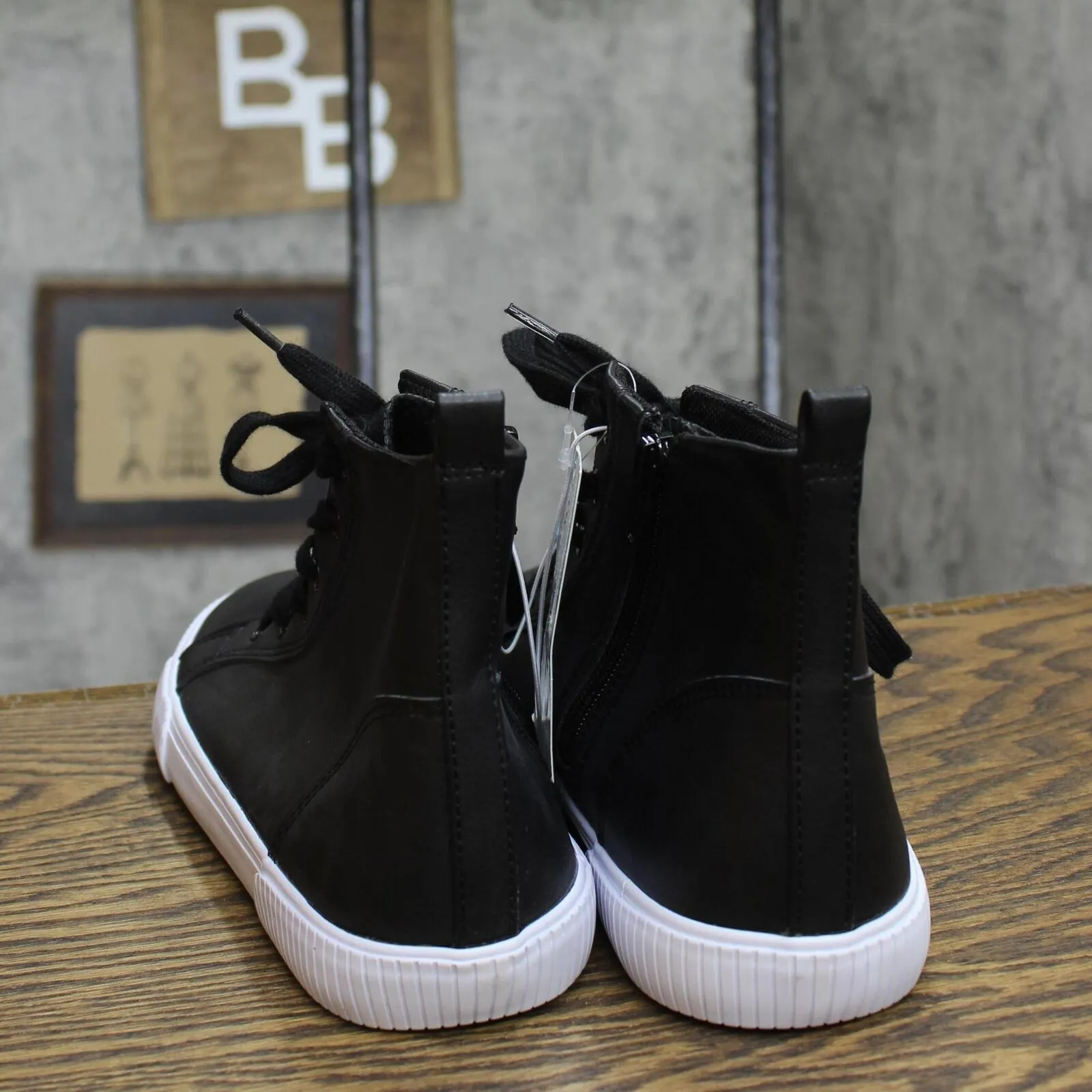 Cat & Jack Boys Glenn High-Top Sneakers 87831385 Black 6