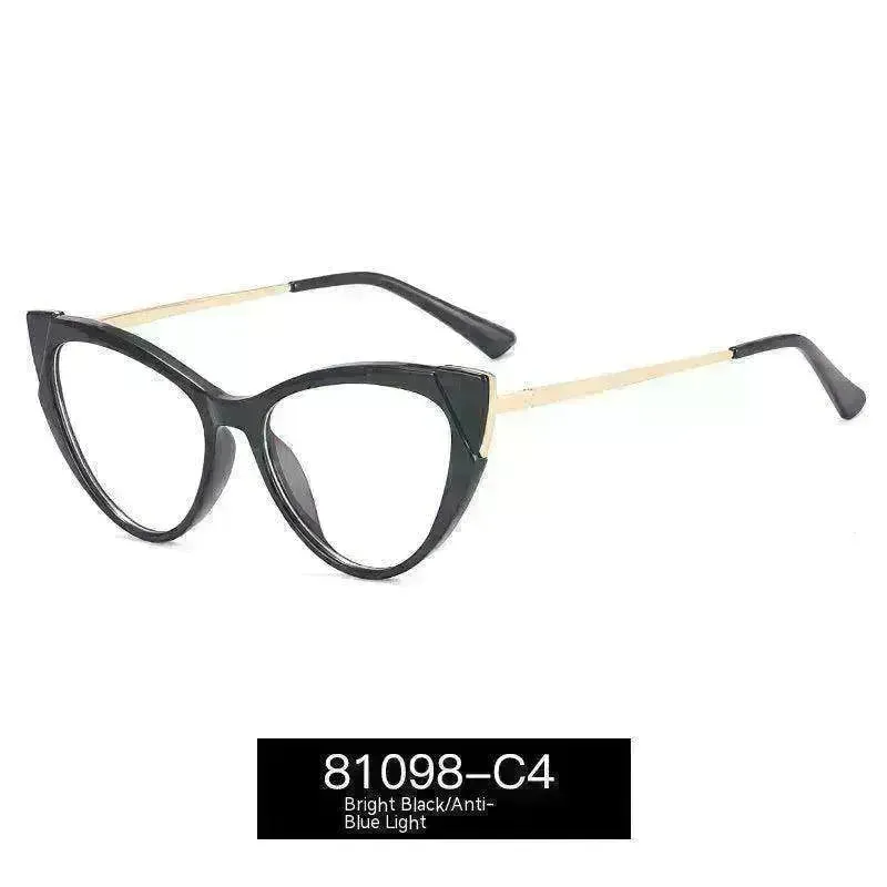 Cat Eye Anti-blue Light Large Frame Slim Look Optical Glasses