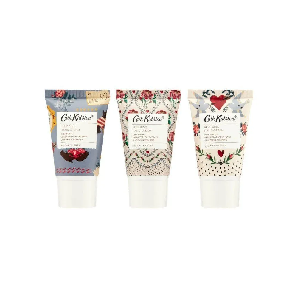 Cath Kidston 30ml Keep Kind Hand Cream Toiletry Gift Set Trio