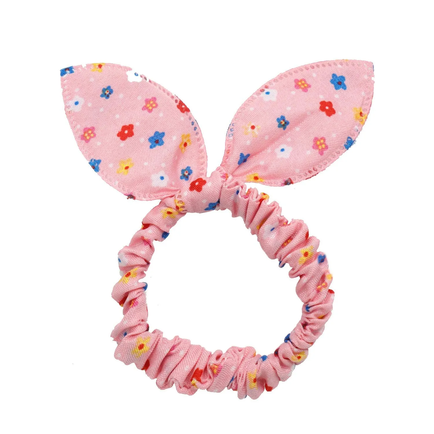 CELLOT 40Pcs Cute Baby Hair Ties Bunny Rabbit Ears Hair Bows Seamless No Crease Elastics Hair Holders for Little Girls and Toddlers in Pairs