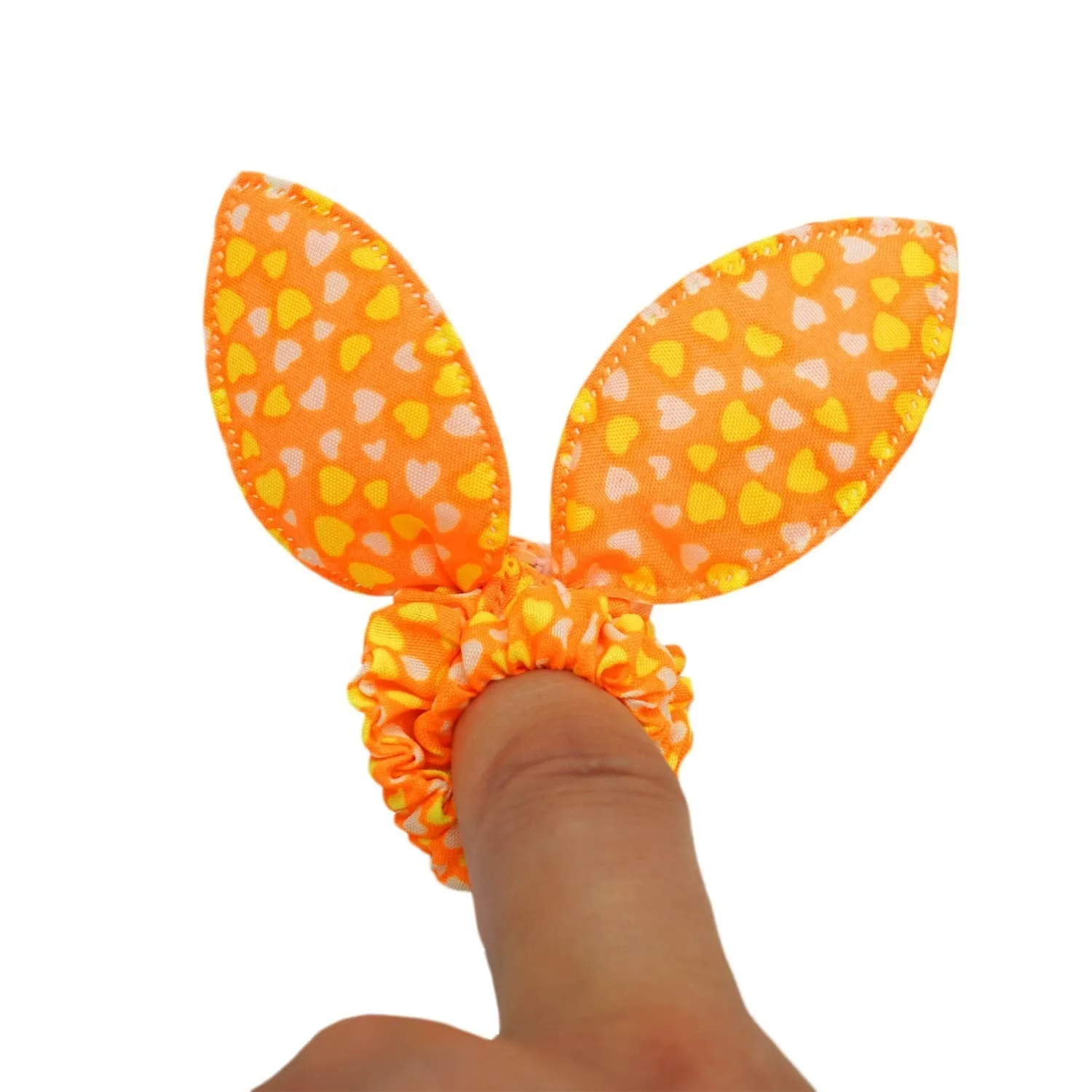 CELLOT 40Pcs Cute Baby Hair Ties Bunny Rabbit Ears Hair Bows Seamless No Crease Elastics Hair Holders for Little Girls and Toddlers in Pairs