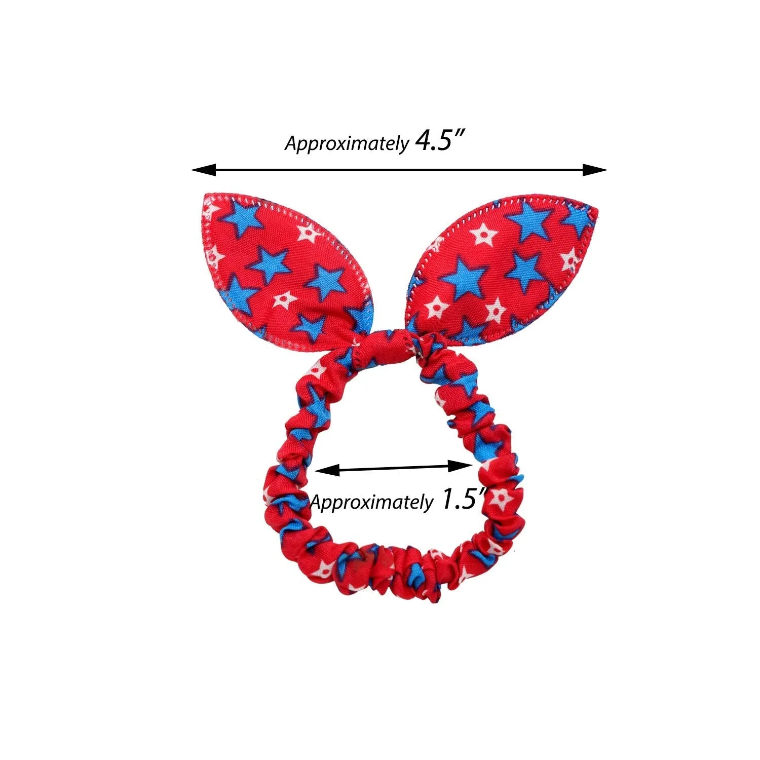 CELLOT 40Pcs Cute Baby Hair Ties Bunny Rabbit Ears Hair Bows Seamless No Crease Elastics Hair Holders for Little Girls and Toddlers in Pairs