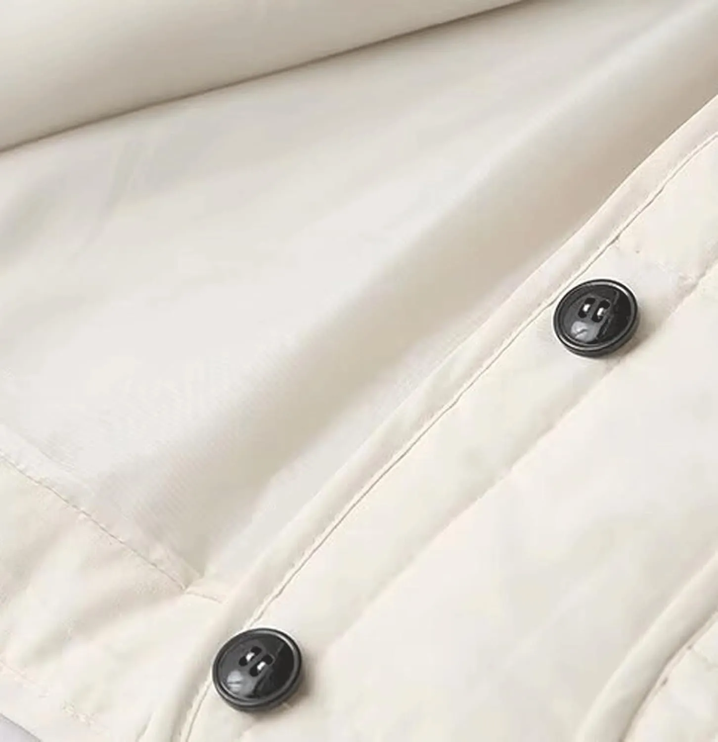 CHARTOU Women's Cotton Button Down Puffer Coat Winter Lightweight Quilted Jacket Casual loose Padded Coat Warm