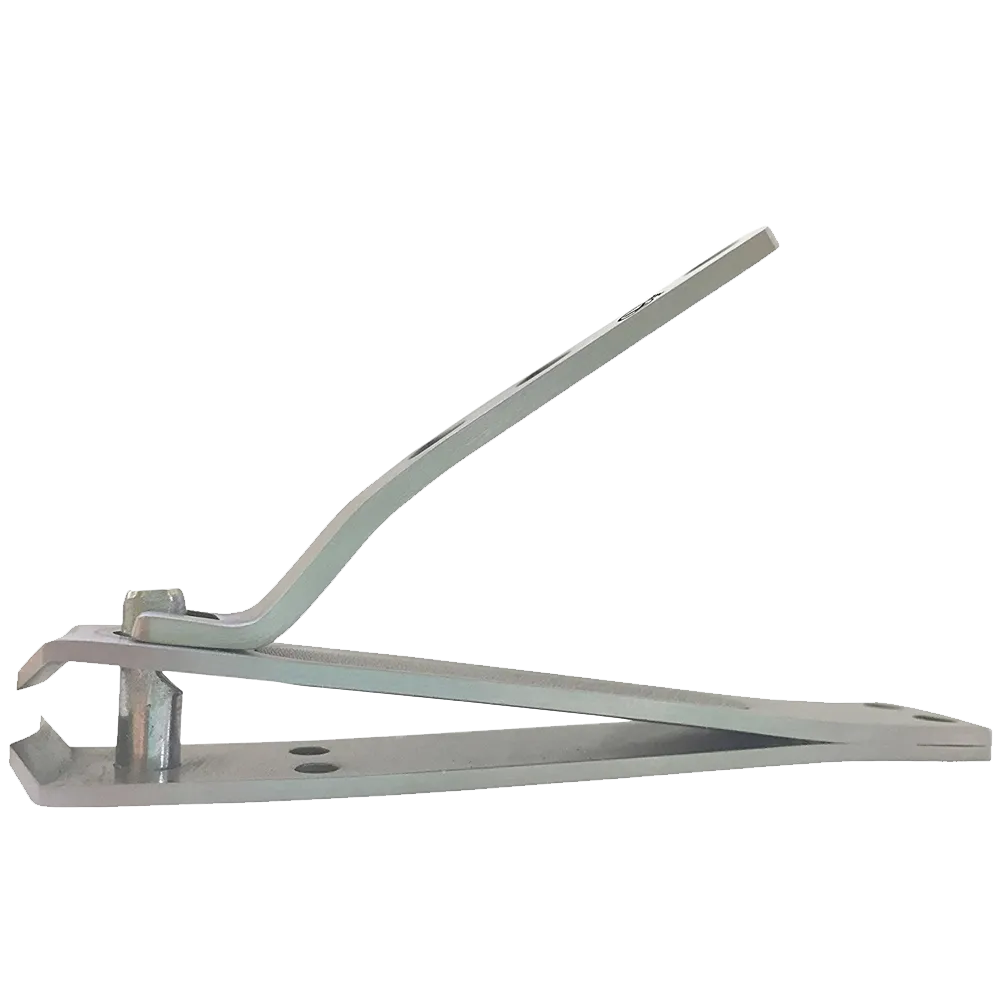 Clipprokohm Toenail Clipper For Thick Nails 4mm Wide Jaw Opening Curved Blades Stainless Steel