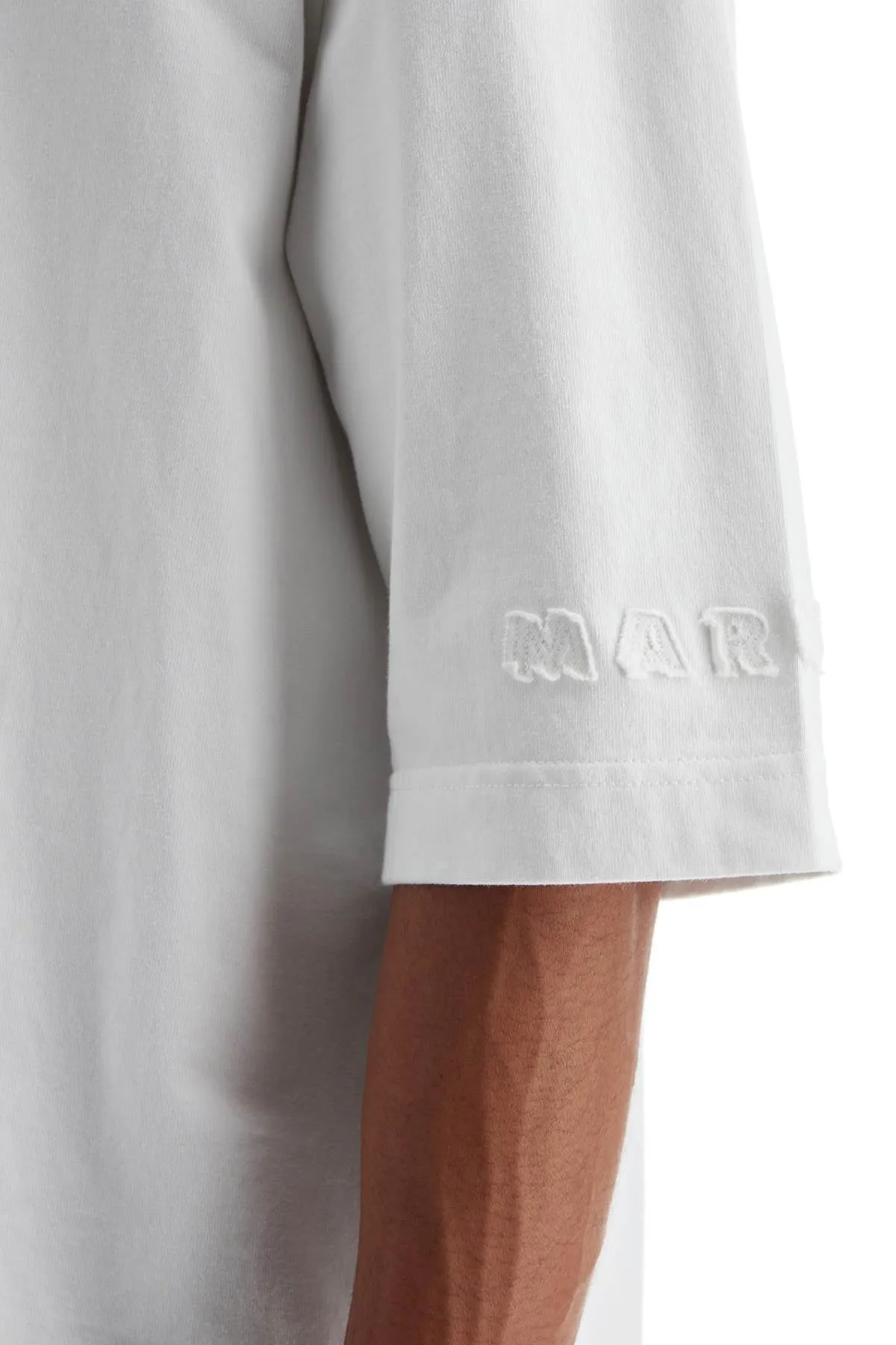 compact jersey polo shirt POMU0037X0UTC406 LILY WHITE