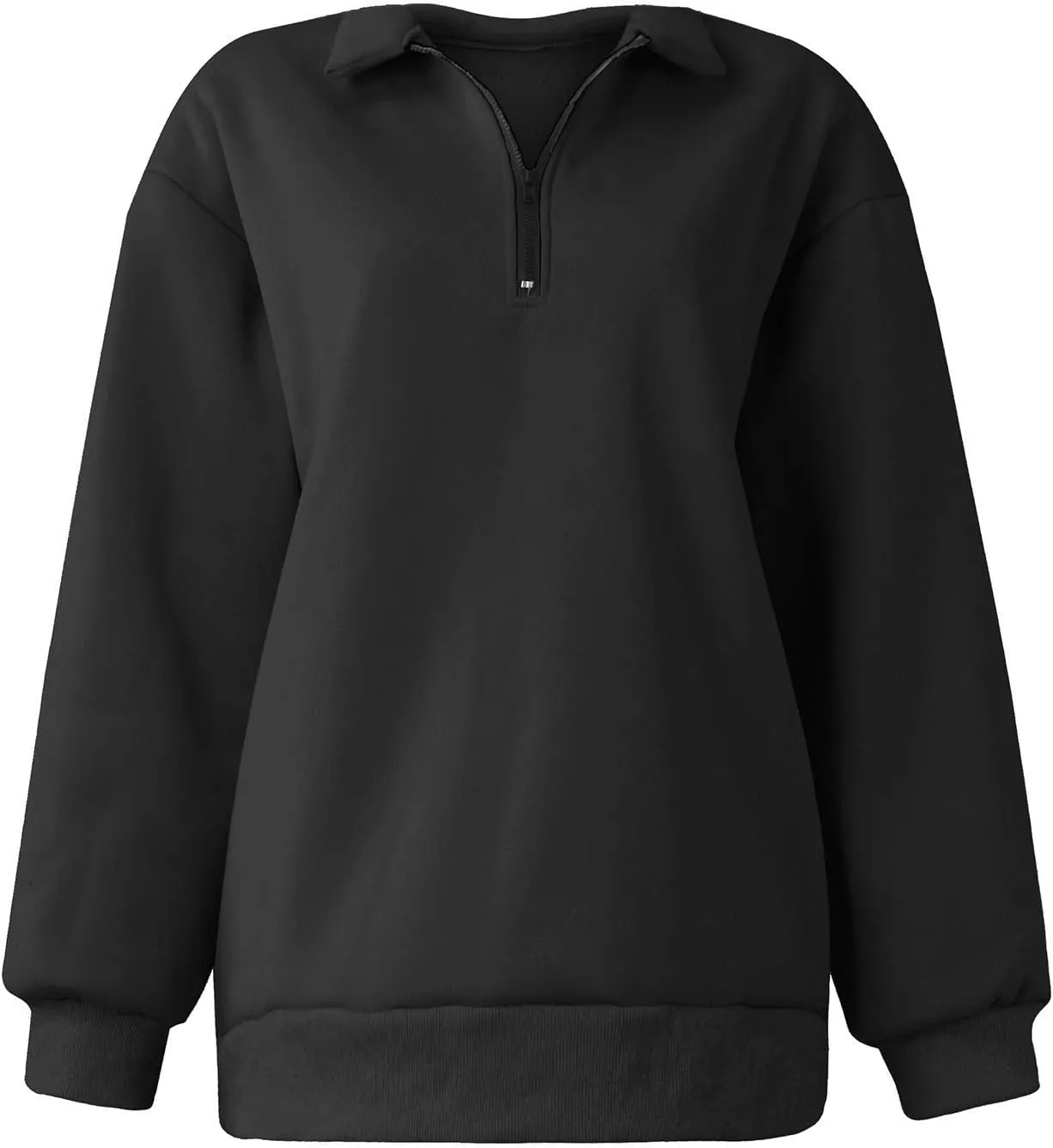 COTECRAM Women Oversized Sweatshirts Hoodies Half Quarter Zip Pullover Long Sleeve Sweaters Teen Girls Fall Y2k Clothes