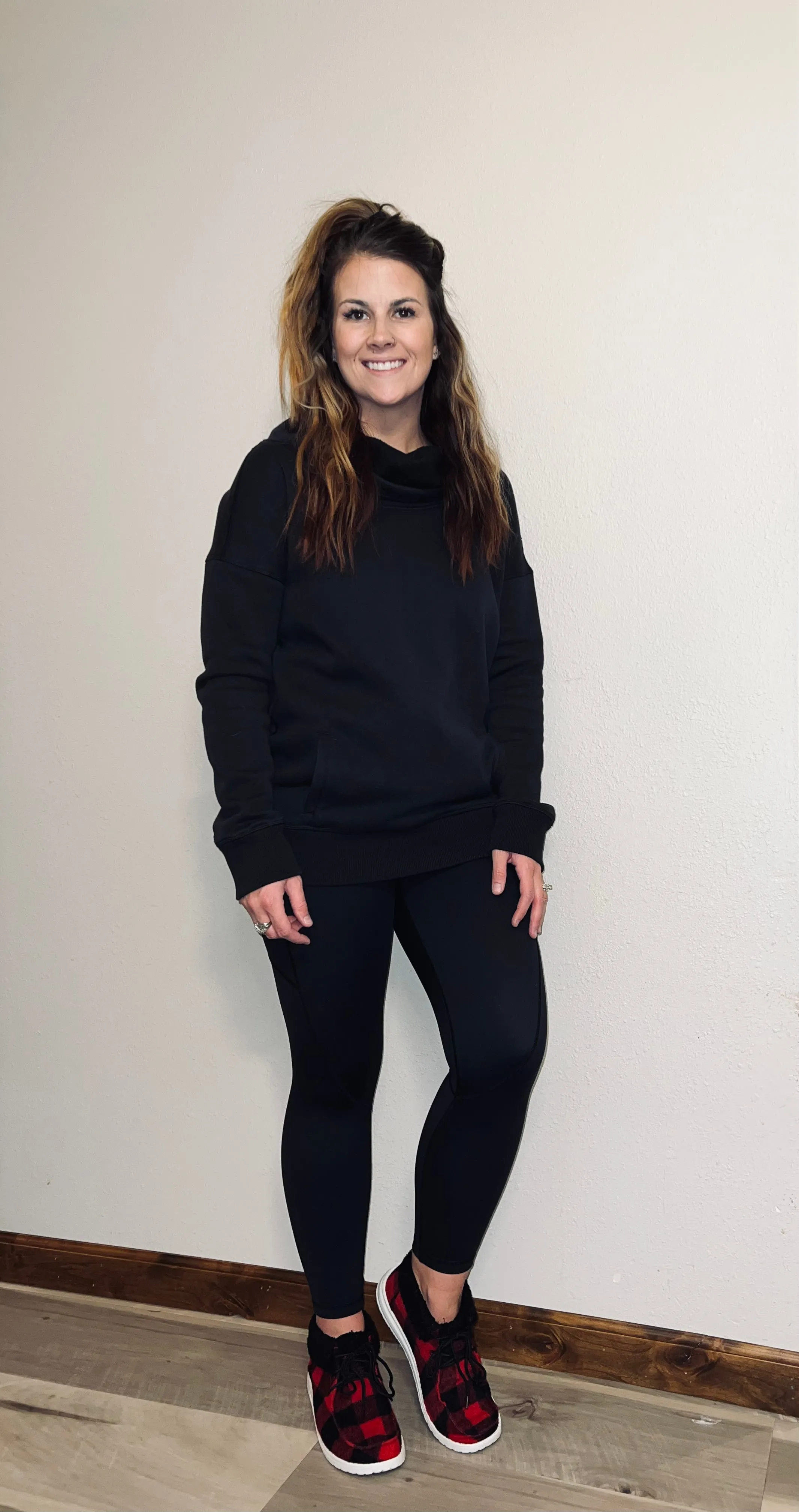 Cozy Buffalo Plaid Sneakers