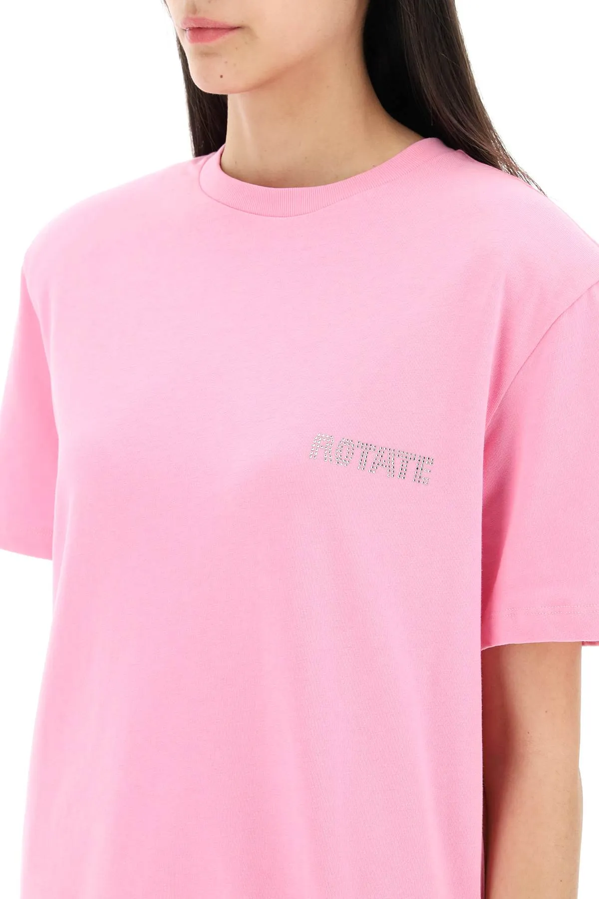 crystal cut-out t-shirt