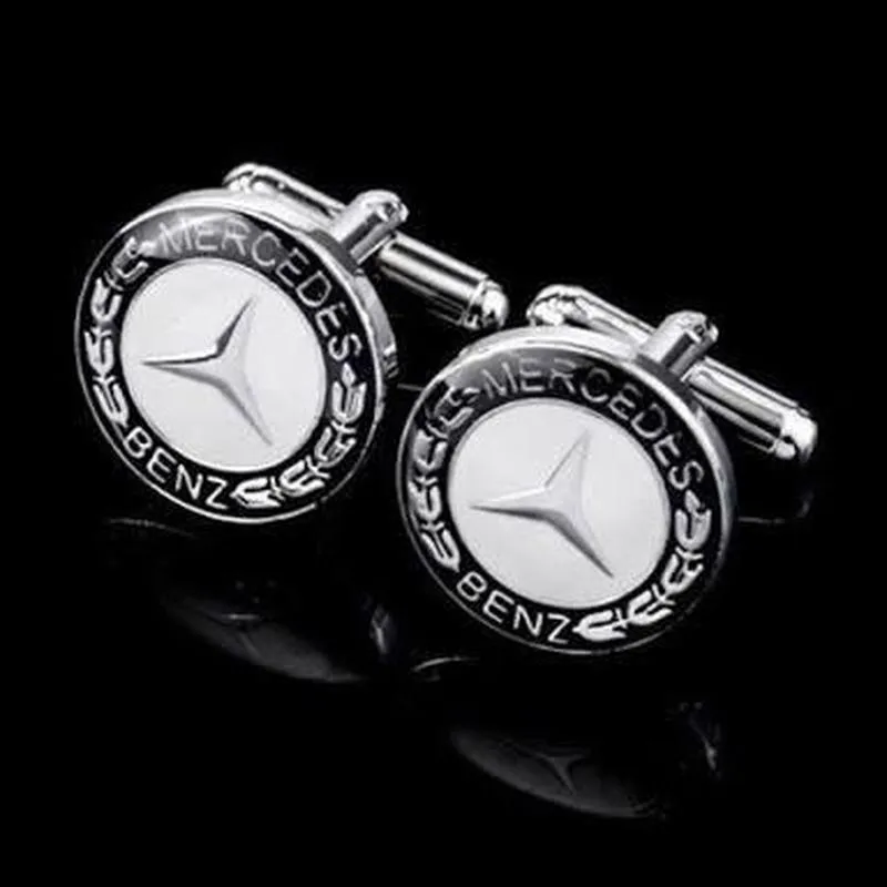 Cufflinks - Mercedes silver