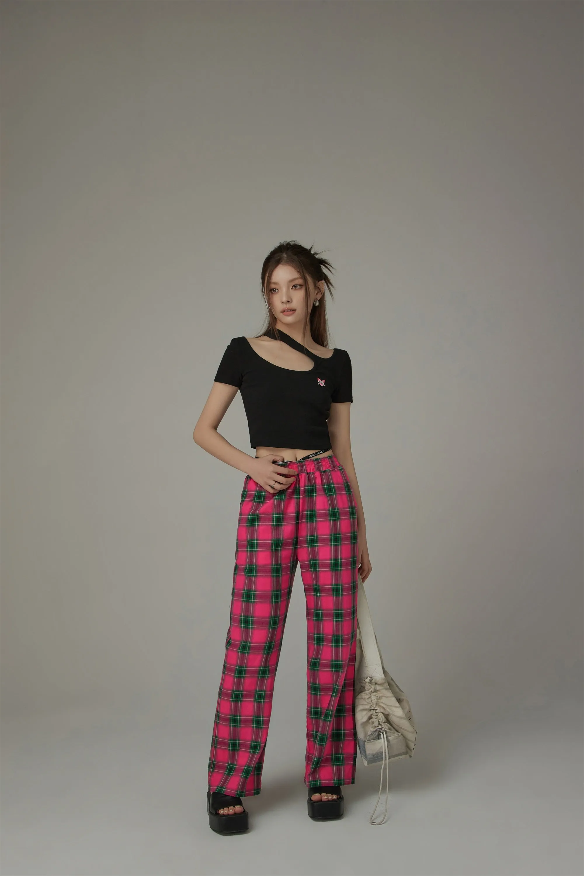 Cut Out Slim T-Shirt