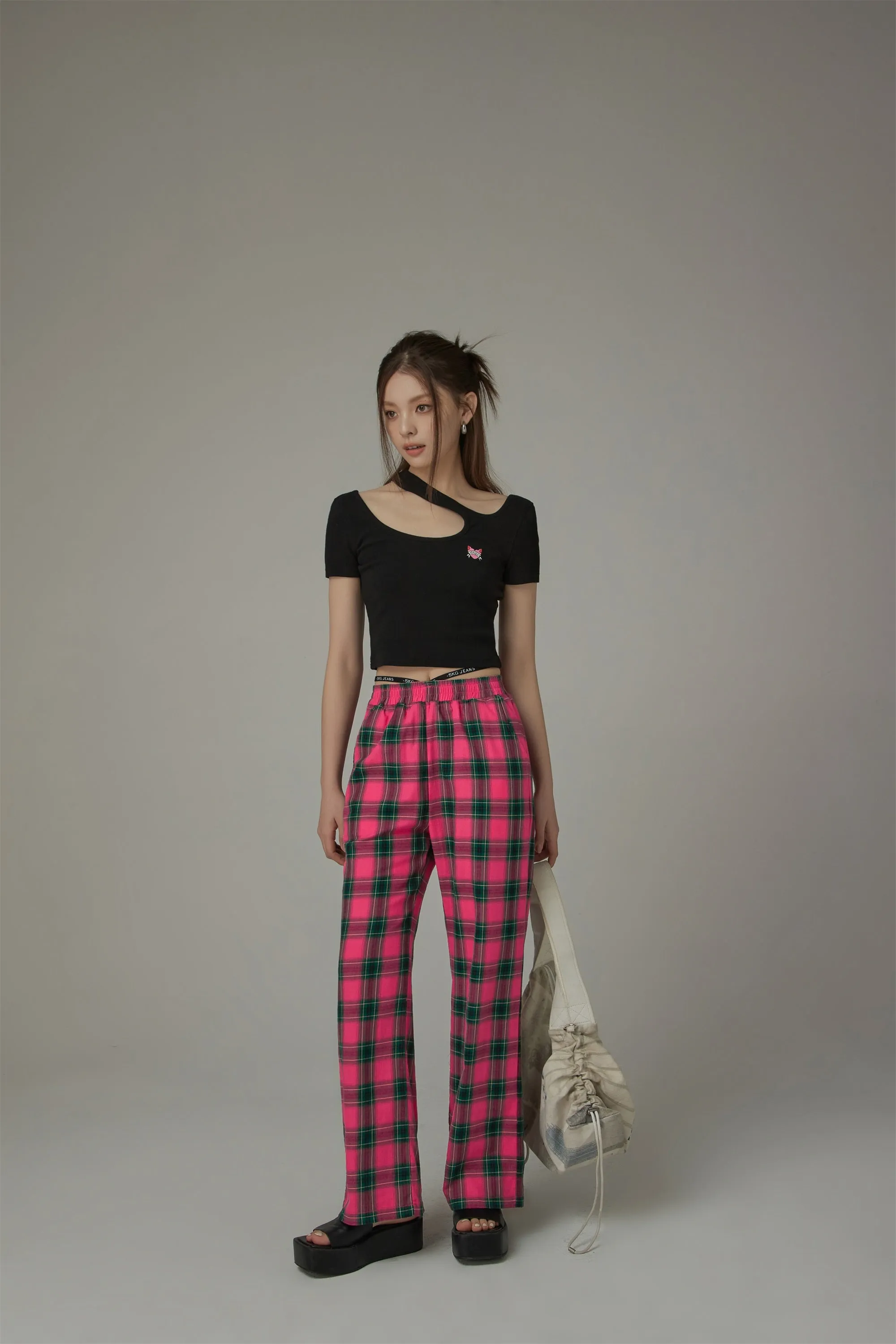 Cut Out Slim T-Shirt