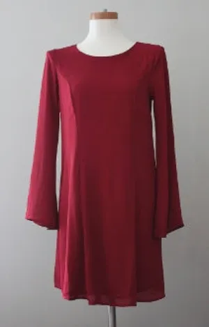 Dark Autumn Wine Dress