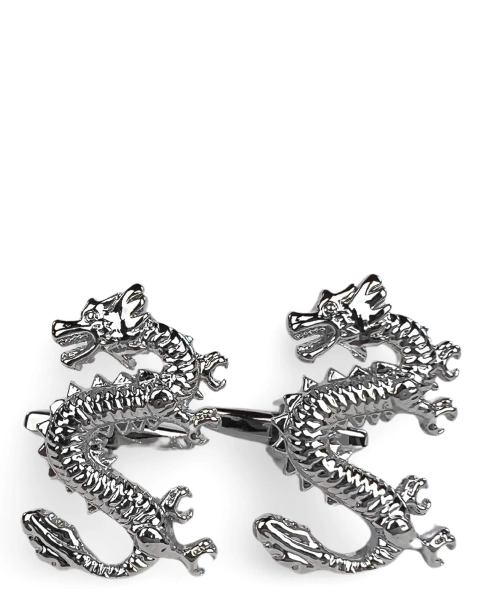 DCLIC Chinese Dragon Cufflink - Silver