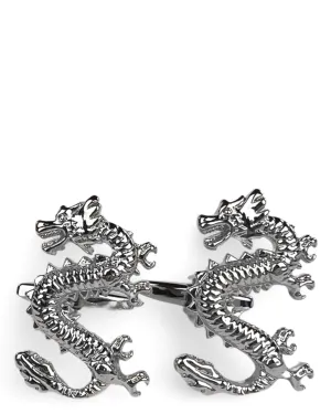DCLIC Chinese Dragon Cufflink - Silver