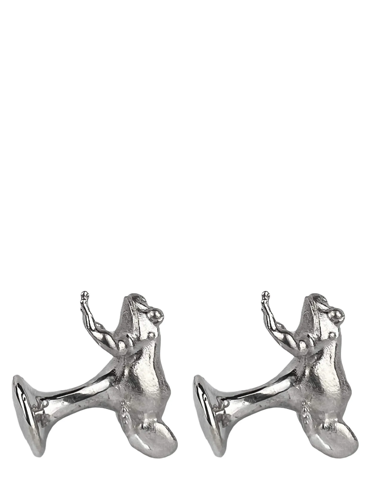 DCLIC Frog Cufflink - Sterling Silver