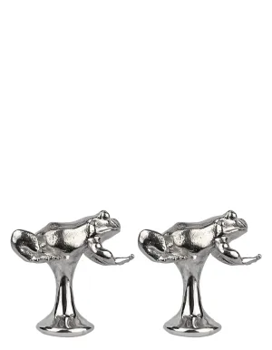 DCLIC Frog Cufflink - Sterling Silver