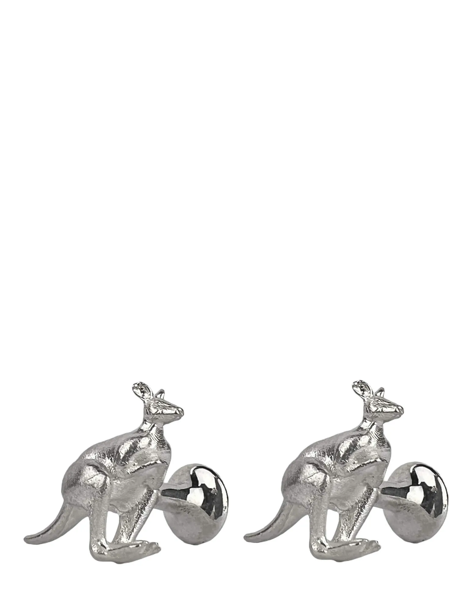 DCLIC Kangaroo Cufflinks - Sterling Silver