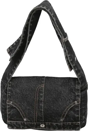 Denim Crossbody Bag Purses for Women Denim Shoulder Bag Handbags